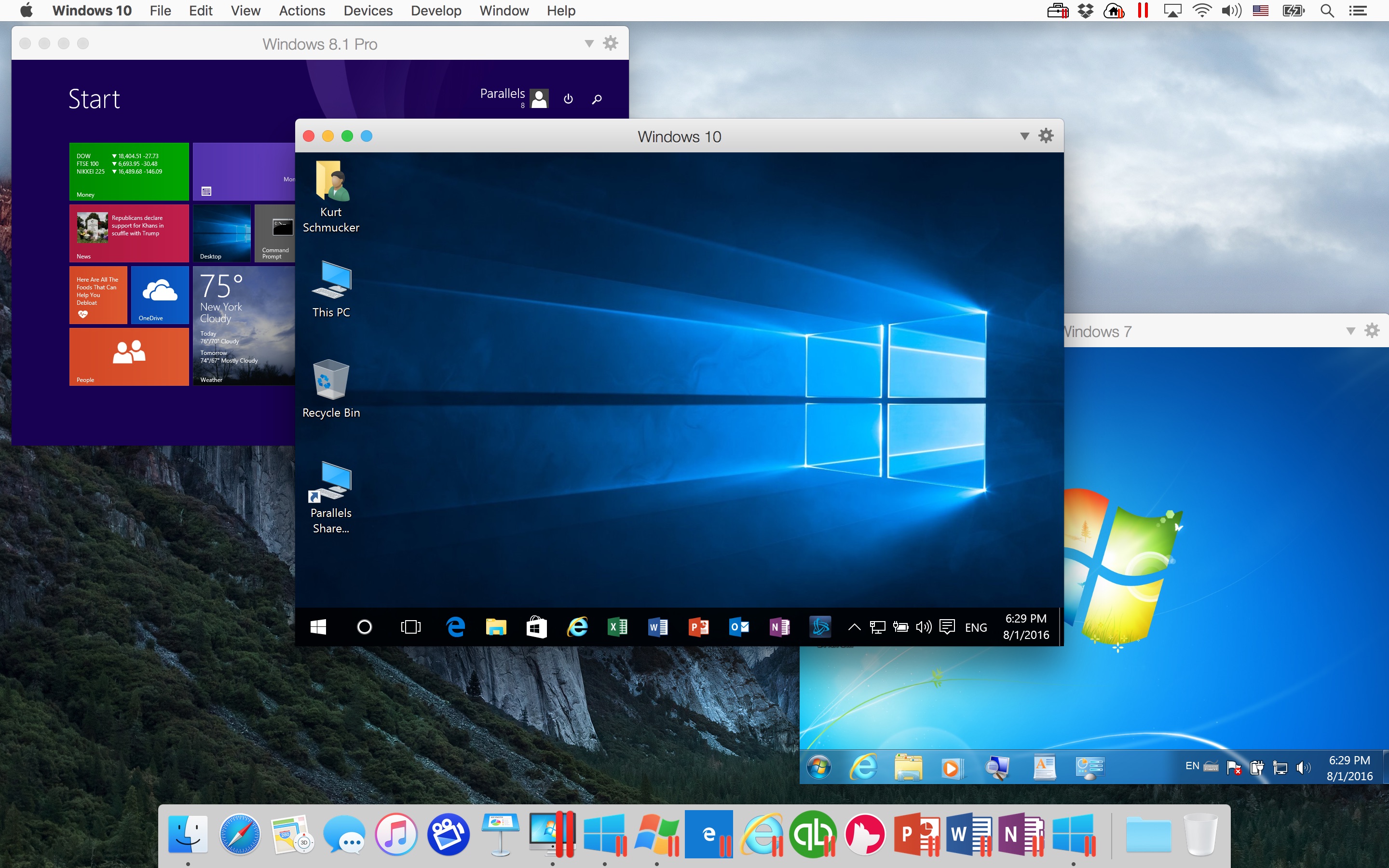 bootcamp or parallels windows 8